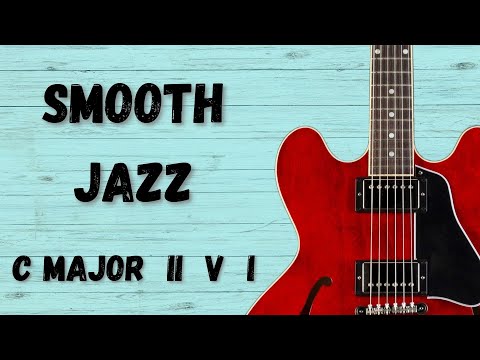 2 5 1 in C major - Slow SMOOTH JAZZ Backing Track