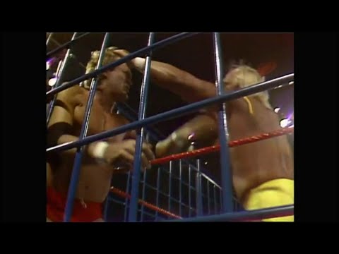 Hogan vs. Orndorff • Steel Cage • (WWF 1986)