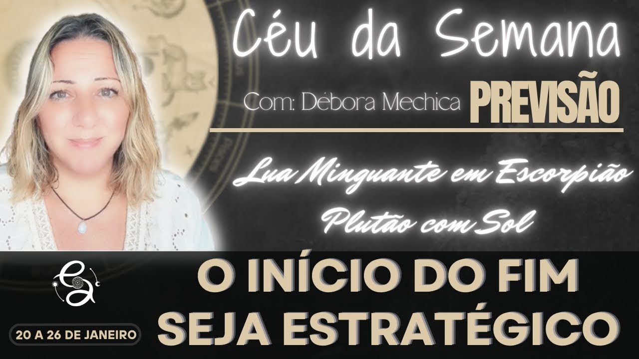 Sky of the Week | A POWERFUL WEEK | THE END POINT but be STRATEGIC | 20 to 26 Jan/25