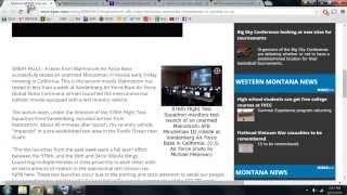 WWW III is at hand Vandenberg AFB launches 2nd Minuteman III Missile in 1 week!