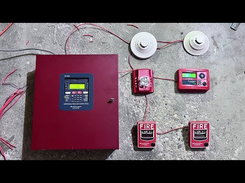 Fire Lite ES-200X Fire Alarm Demo System Test