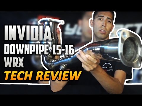 Invidia J Pipe / Downpipe Exhaust Tech Review fits 2015-2016 WRX