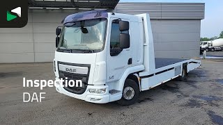 DAF LF 220 LF 4X2 12 tons Machine transporter Winch Ramps Manual Eur Autotransporter | Bild 4 - Autoline