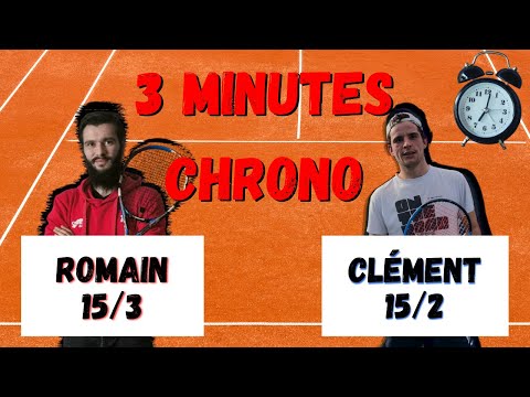 Ma victoire la plus rapide en match de tennis - Match d'entraînement