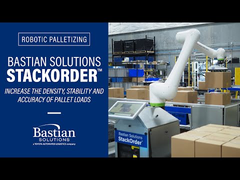 Robotic Palletizing System | Live Action | Product Video | Bastian Solutions