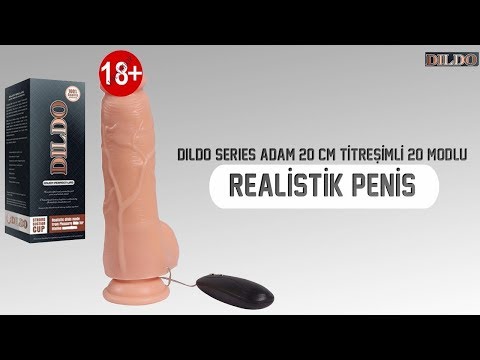 Dildo Series Adam 20 Cm Titreşimli 20 Modlu Realistik Penis