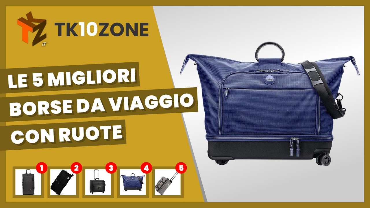 Le 5 migliori borse da viaggio con ruote