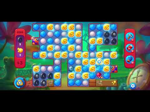 Fishdom Hard level 6586 no boosters フィッシュダム