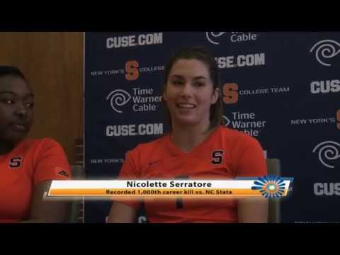 VBALL: Nicolette Serratore records 1,000 career kill in win vs. NC State