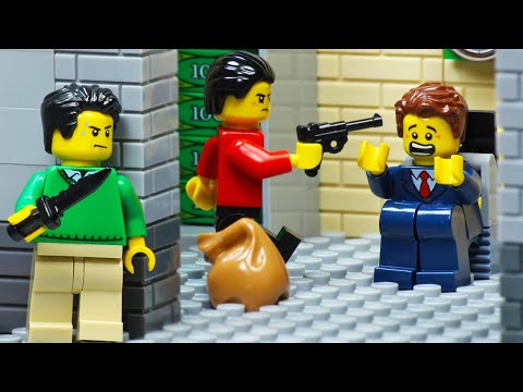 Lego City Bank Robbery Fail - Hostage Rescue