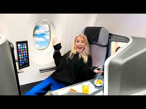 Flyver på Business Class for første gang!