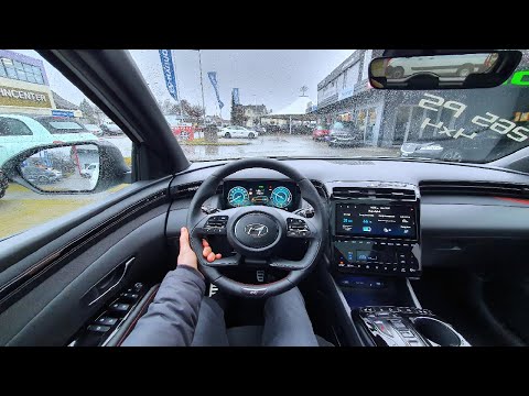 New Hyundai Tucson Plug-in Hybrid N-Line 2022 Test Drive POV