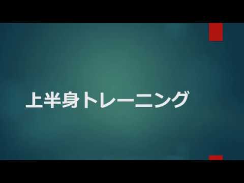 体育学科 上半身トレーニング