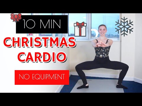 10 Min Cardio Full Body HIIT Workout - CHRISTMAS EDITION