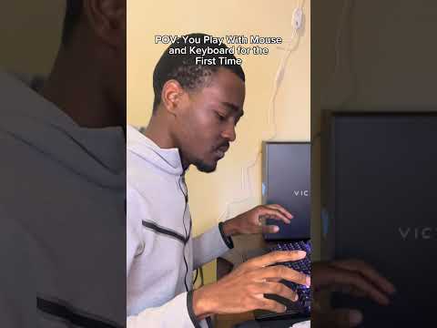 Mouse and keyboard definitely took a bit to get used to #gaming #pc #pcgaming