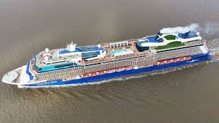 Celebrity Eclipse leaving Liverpool 