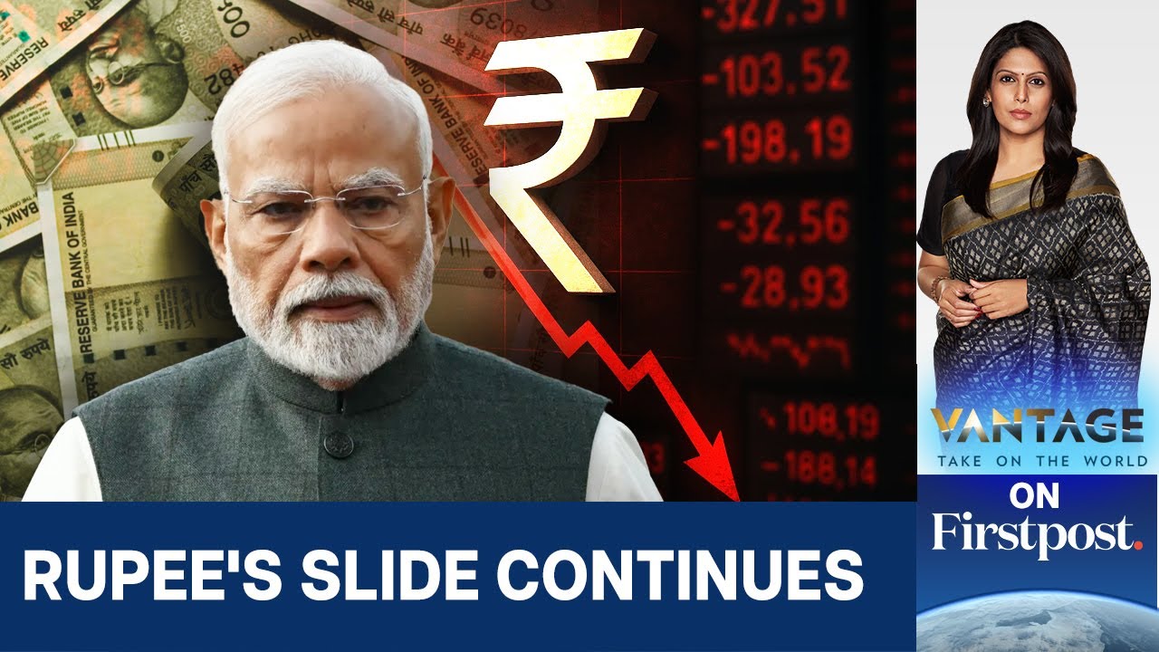 Indian Rupee Hits Record Low Again Amid US Tariffs | Vantage With Palki Sharma