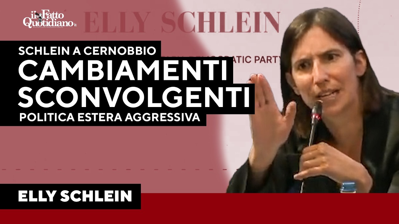 Schlein: “USA storicamente affidabili per l’Italia. Ora con Trump non lo sono più”