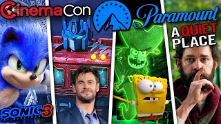 Paramount CinemaCon (2023) New Transformers , SpongeBob Movie 4 , Quiet Place Prequel & More!