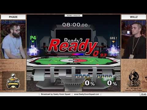 HEIR5 - Phade (Marth) Vs. Willz (Cpt.Falcon) - Pool D3 - Melee Singles