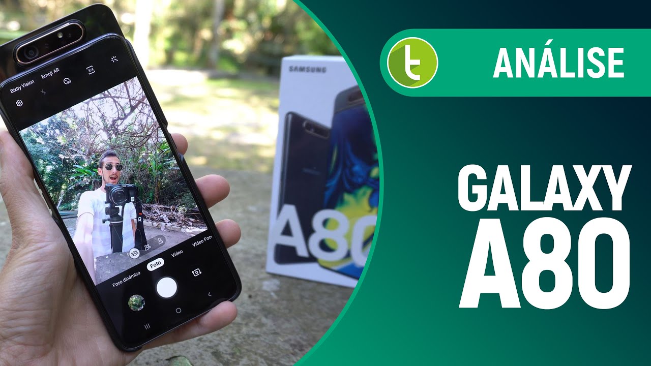 GALAXY A80: CÂMERA que GIRA não convence | Análise / Review