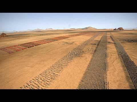 Egypt vs Rome Epic Battle - Total War ROME 2