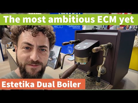 ECM challenges La Marzocco Linea with the new Estetika Dual Boiler