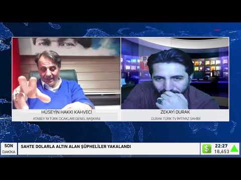  ZEKAYİ DURAK'LA BİRE BİR KONUK ATABEY 19 TÜRK OCAKLARI GENEL BAŞKANI HÜSEYİN HAKKI KAHVECİ