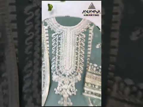 Anamsa 230 Heavy Pure Georgette Wholesale Pakistani Suit – product video thumbnail