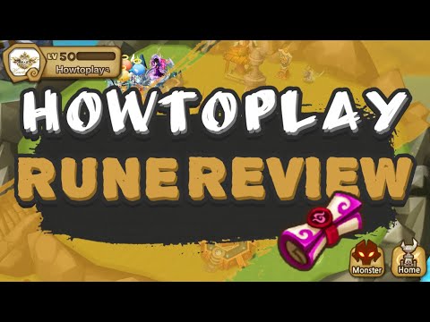 Summoners War Runes and LD Units of RTA Number 1 Player Howtoplay | 魔灵召唤 Howtoplay 的光暗魔灵及符文一览