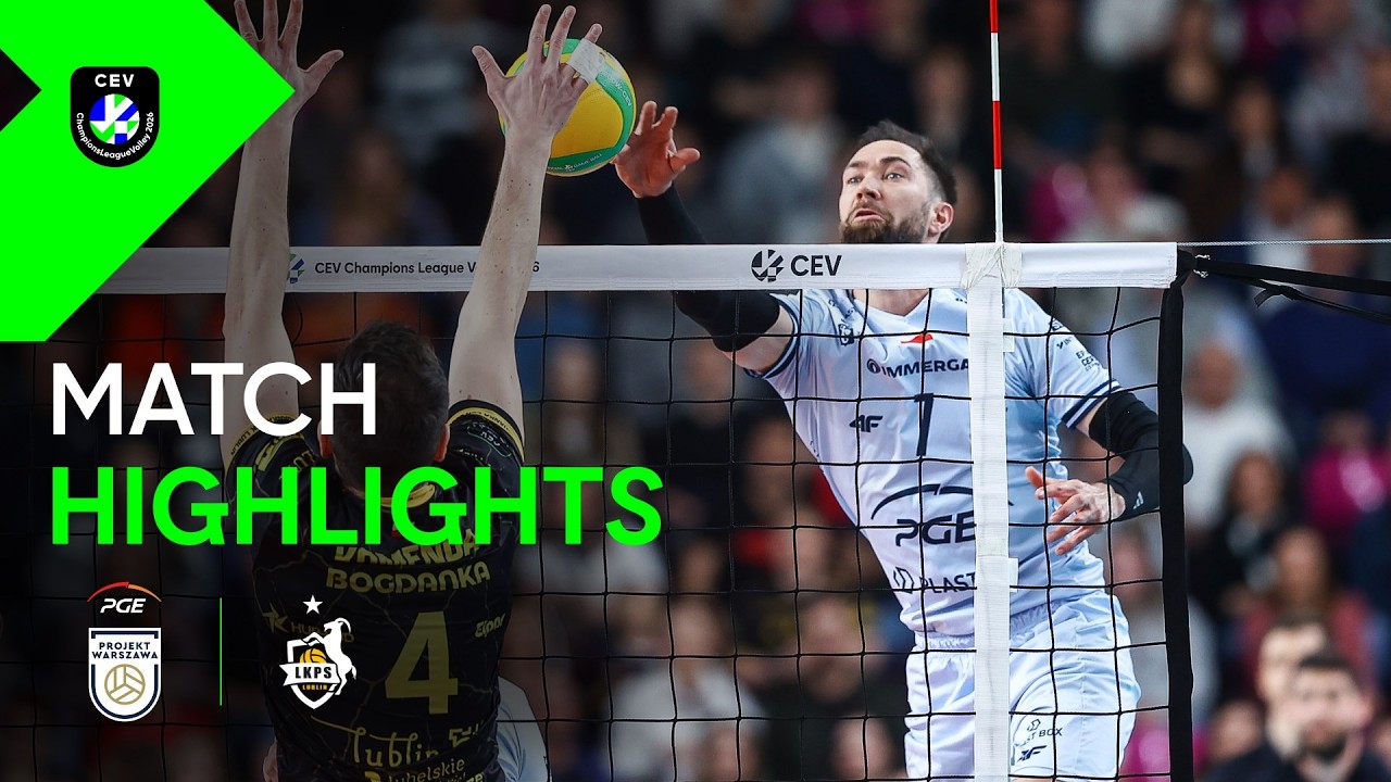 Highlights | PGE Projekt WARSZAWA vs. Bogdanka LUK LUBLIN  | Men CEV Volleyball 2026
