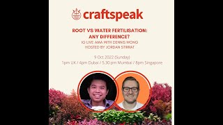 Substrate vs water column fertilization for planted aquariums. Casual session with Jordan Stirrat