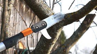 Fiskars QuikFit Telescopic Pruning Saw Test in Action