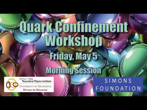 Quark Confinement Workshop - Friday, May 5 - Morning Session