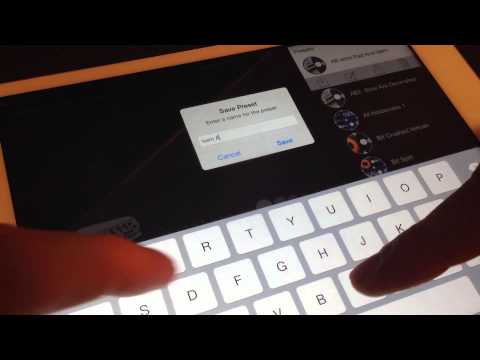 Presets in Audiobus 2