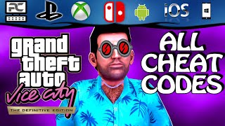 GTA Vice City Definitive | ALL CHEATS + Demonstration [PC/PS/Xbox/Switch/Android/iOS]