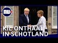 Boris Johnson uitgejouwd bij eerste officiële bezoek aan Schotland | NU.nl
