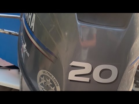 How to Change Oil on a Yamaha Marine Outboard 4 Stroke 20 Horsepower Engine #diy #yamaha20 #motor