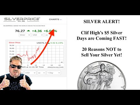 SILVER ALERT! Here Comes Clif High's $5 Silver DAYS!! 20 Reasons NOT to Sell Your Silver! (Bix Weir)