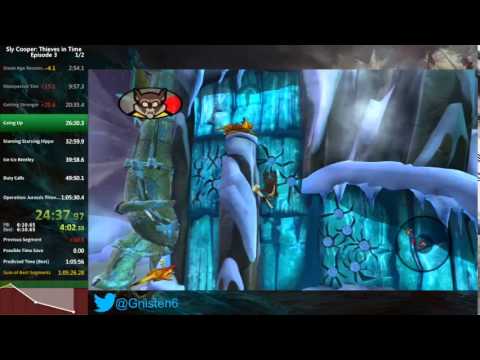 Sly Cooper: Thieves in Time (Sly 4) Episode 3 speedrun in 1:00:57