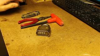 Lock Picking the Master 175 Four Digit Lock - Disassembly and Decoding