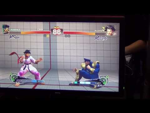 WNF Super Street Fighter 4 AE Team Seaslug (Makoto) vs Eraser (M.Bison)