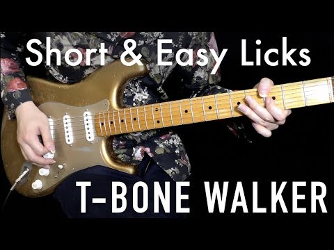 Blues Guitar Lesson: "T-Bone Walker" Blues Licks in G | #135