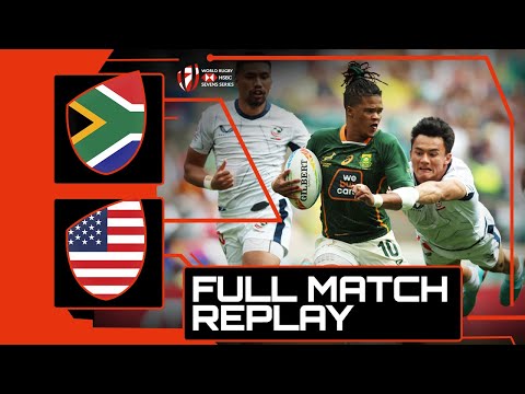 End-to-end CHAOS! | South Africa v USA | HSBC London Sevens Rugby