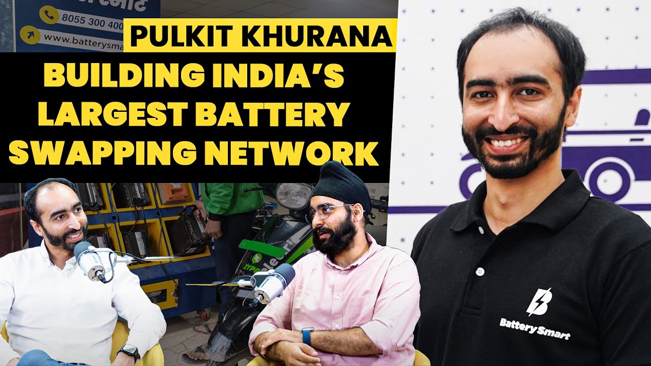 India's Largest EV Battery Swapping Network ft. Pulkit Khurana, Founder Battery Smart || ISV Podcast
