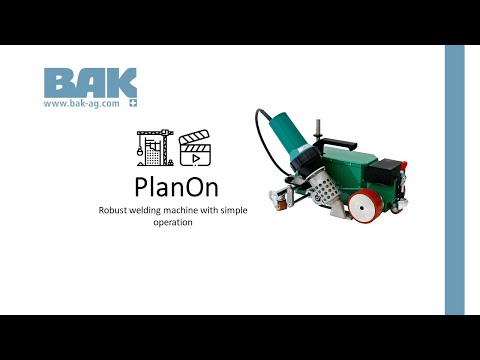 BAK PlanOn Hot air welding Machine
