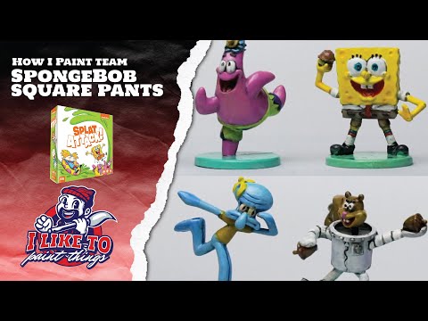 Painting Team SpongeBob