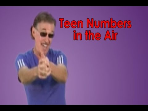 Teen Numbers | Numbers in the Teens | Teen Numbers In The Air | Jack Hartmann