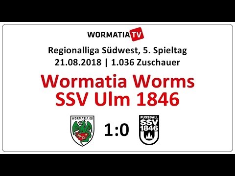 Zusammenfassung Wormatia - SSV Ulm 1846 1:0 (21.08.2018)