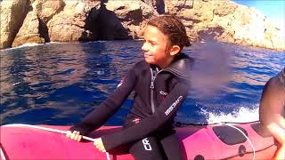 Snorkel amb la Noa... PLANAZO!!! -Calm Down -l&#39;escala-